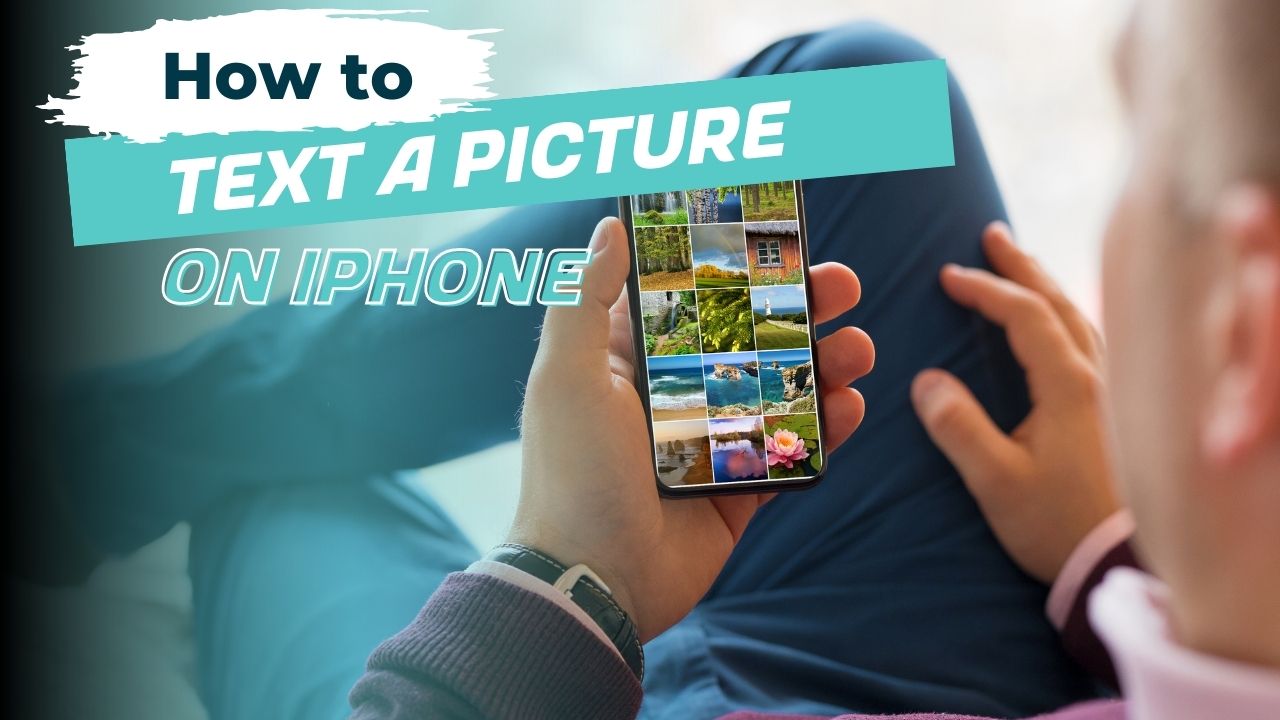 text a picture on iphone